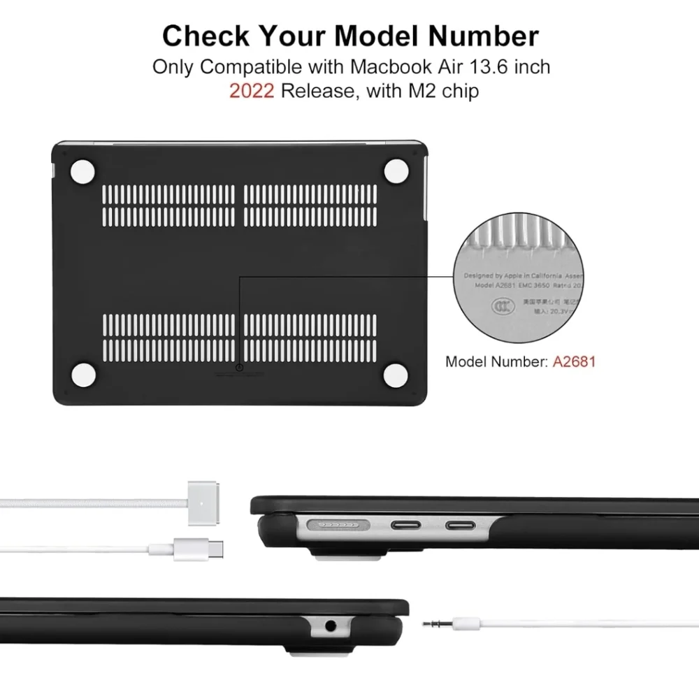 Case Compatible 2022 MacBook Air 13 inch (A2681)